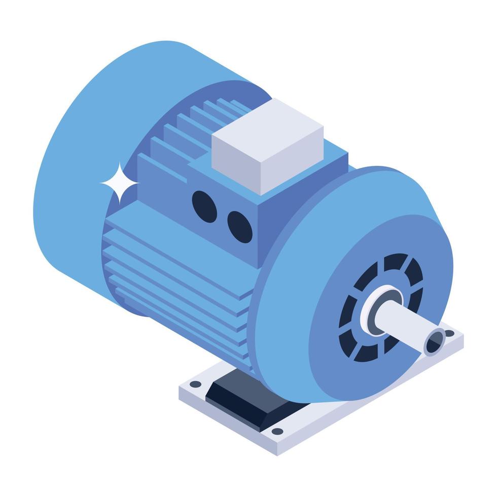 Electric Motor Illustration